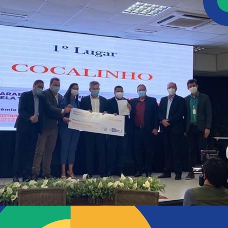 Cocalinho recebeu premiação de 1º lugar na categoria 5 a 10 mil habitantes na vacinação contra COVID e Influenza