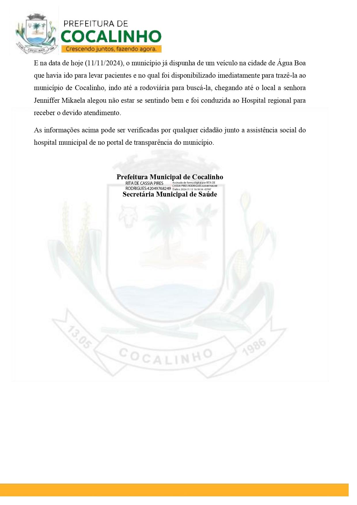 NOTA DE ESCLARECIMENTO page 0001