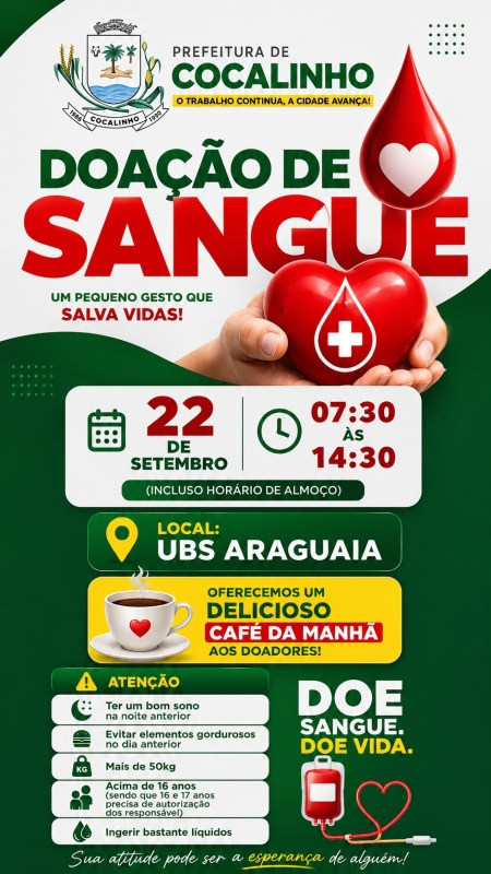 Doa&ccedil;&atilde;o de Sangue - Um pequeno Gesto que Salva Vidas