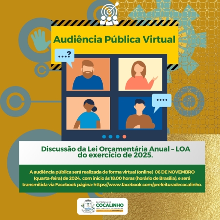 CONVOCAÇÃO PARA AUDIÊNCIA PÚBLICA VIRTUAL