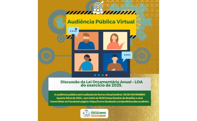 CONVOCAÇÃO PARA AUDIÊNCIA PÚBLICA VIRTUAL