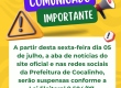 Notícias e publicações institucionais serão suspensas durante período eleitoral.