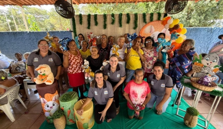 Páscoa com os idosos